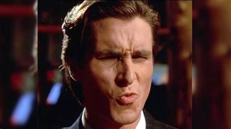 patrick bateman ooo face.